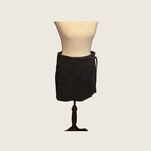 💜💜 BDG Urban Outfitters Wrap Black Skirt Size Medium 100% Cotton